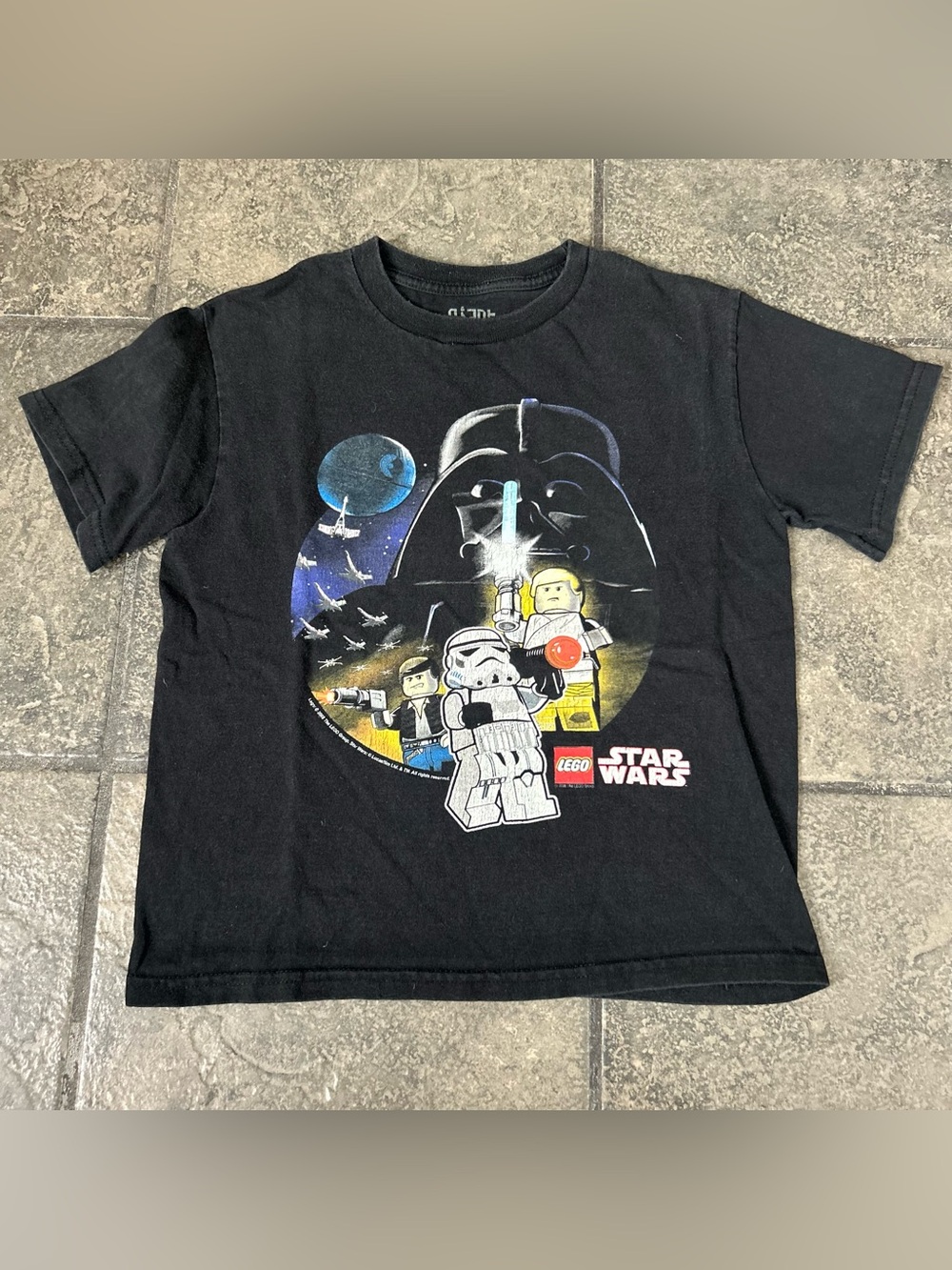 Vintage Y2K 2008 Star Wars Lego Lucas Film Video Game L/G Youth Shirt